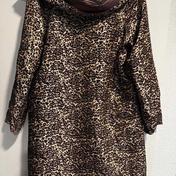 Reversible Leopard Print Trench Coat – Oversized Fit – Approx. XL - Picture 6 of 13